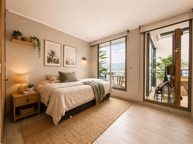 Penthouse en arriendo 3 dorm. 3 baños más servicios Vitacura