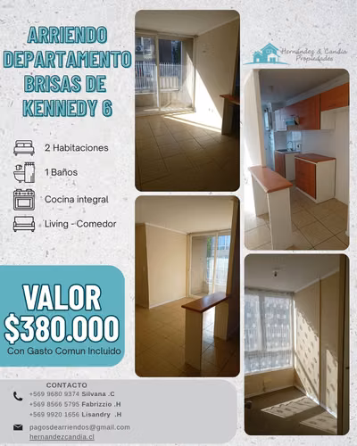 ARRIENDO COMODO DEPARTAMENTO EN BRISAS DE KENNEDY