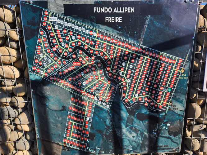 PARCELA RESIDENCIAL A 25 KM DE TEMUCO, FUNDO ALLIPEN, FREIRE