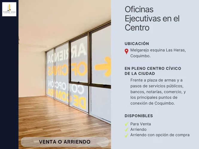 Oficinas Modernas en Pleno Centro (160521)