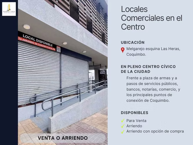 Locales Comerciales en Venta o Arriendo (160528)