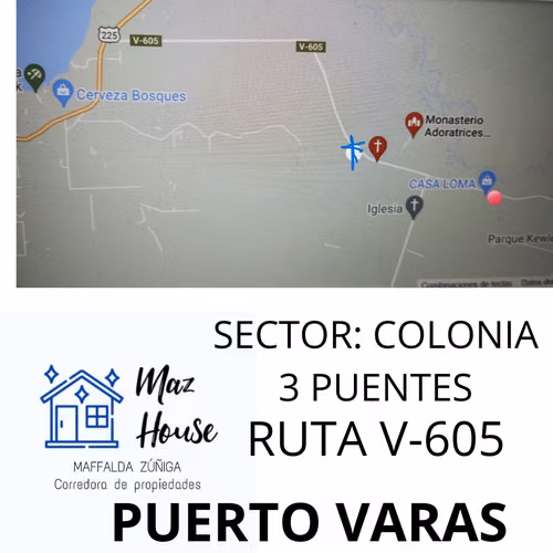 ARRIENDO CASA EN PARCELA A 20 MIN PUERTO VARAS