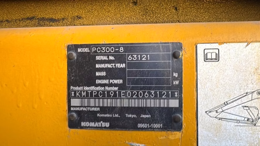 Biela principal Komatsu PC300 buen estado operacional