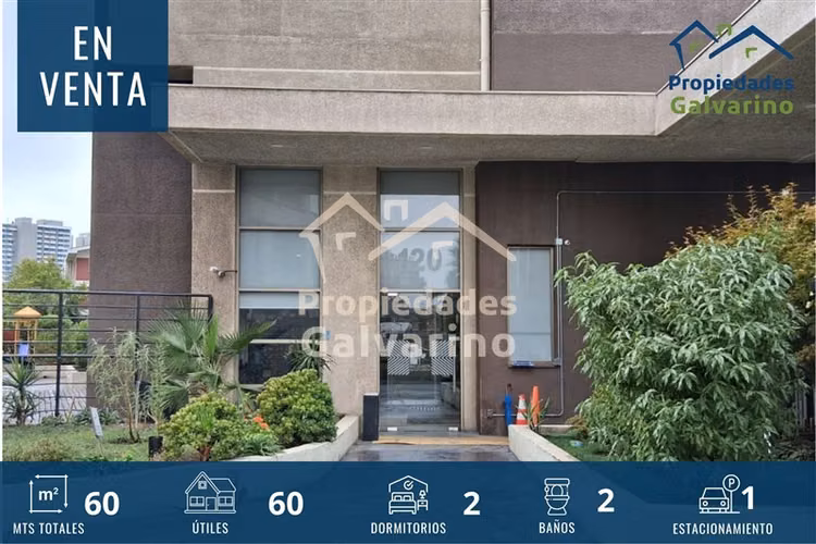 Departamento en venta de 2 dorm. en La Florida
