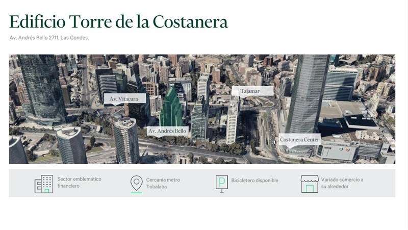Arriendo Oficna en Edificio Torre de Costanera en Las Condes - Imagen 8