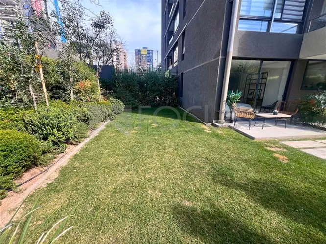 Depto 2D1B con gran jardín privado y terraza, Ñuñoa