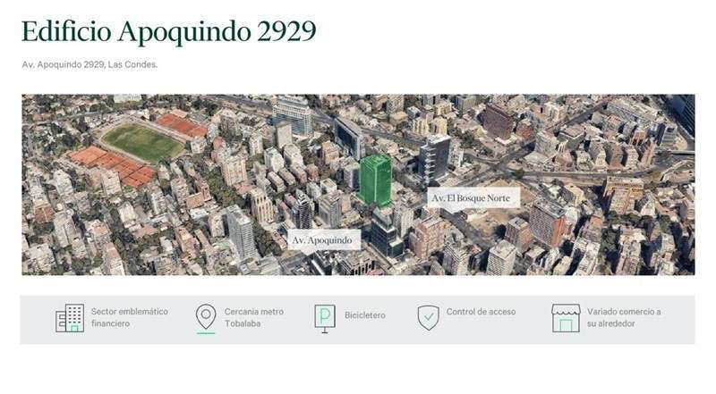 Arriendo OFICINA en Edificio Apoquindo 2929 en Las Condes - Imagen 15