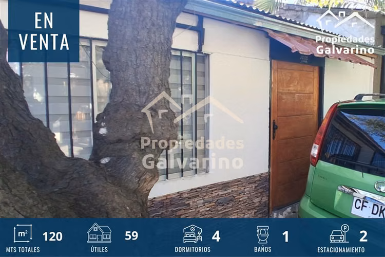 Casa en venta de 3 dorm. en Pudahuel