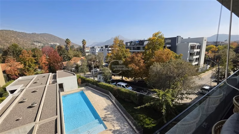 Venta depto 4 dorm. o 3 mas ss Barnechea, rooftop quincho FM