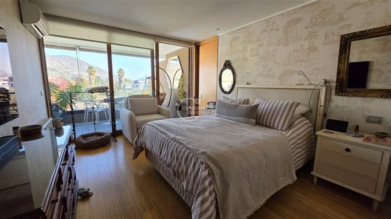 Venta depto 4 dorm. o 3 mas ss Barnechea, rooftop quincho FM