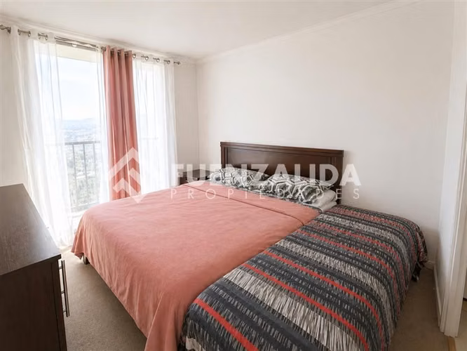 Departamento en venta de 2 dorm con estac en Santiago