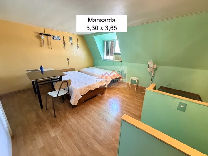 Casa 3 pisos 86/108 Los Olmos/Macul 3D 3B Mansarda Patio Est