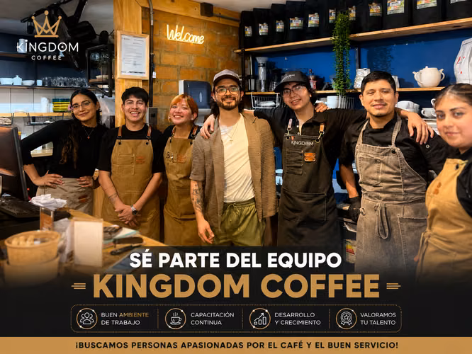 GARZÓN — 30 horas semanales · Kingdom Coffee, Puerto Montt