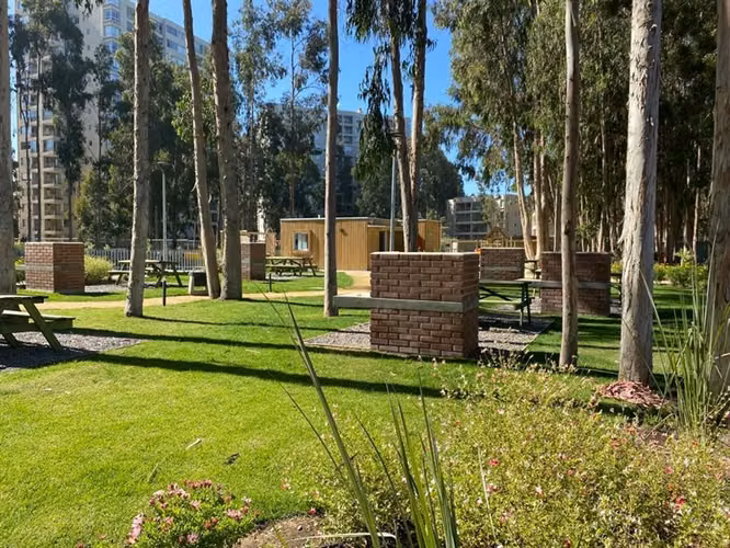 Departamento en arriendo de 2 dorm. 2 bañ 1 est en Algarrobo