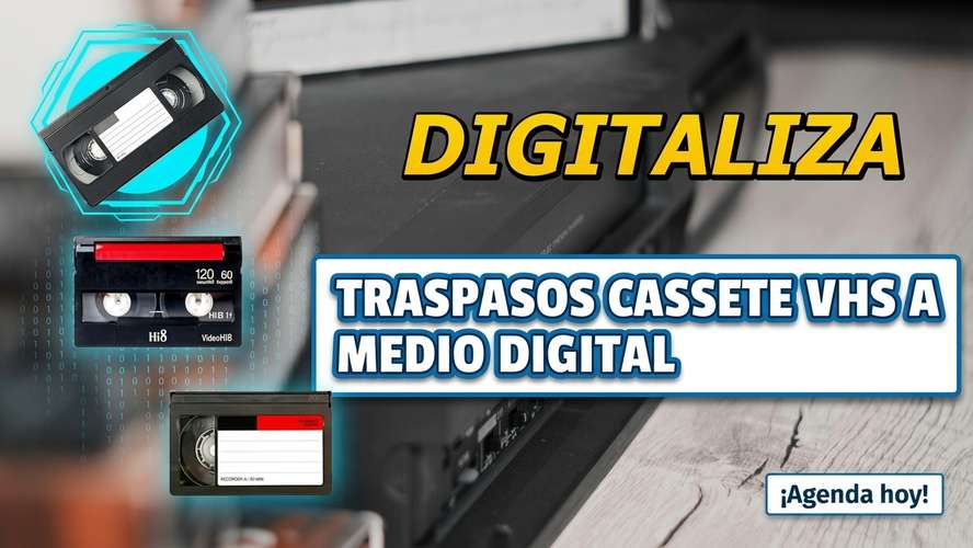 Trapasos cassete VHS a medio digital