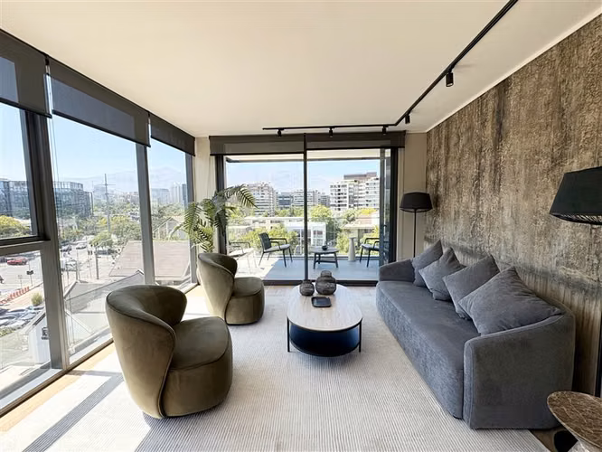 Hermoso departamento AMOBLADO en arriendo de 2 D en Vitacura