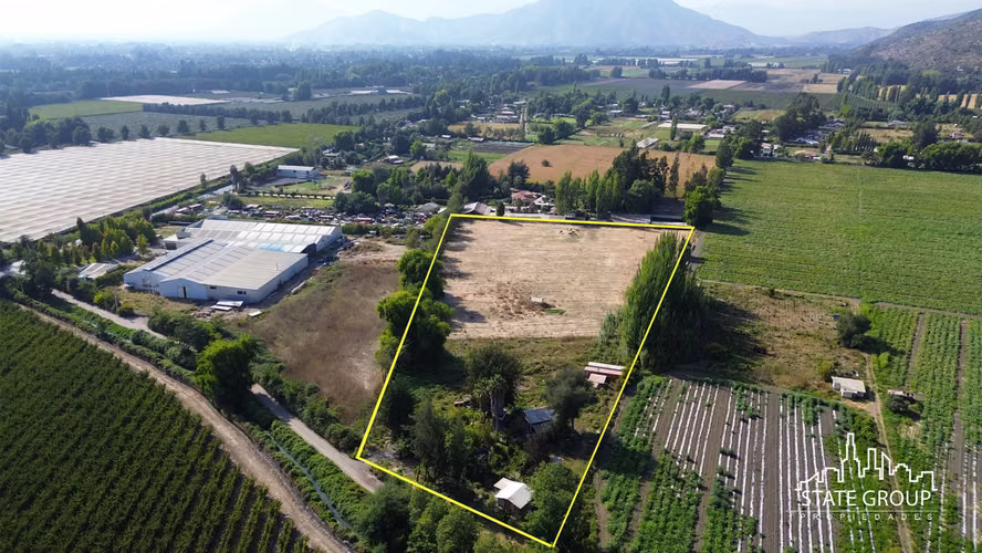 TERRENO PARCELA PAINE 2,5 HA 25,000M2 URBANIZADO CON 2 CASAS