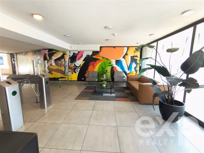 Depto en venta estilo mariposa de 2 d, 2b. en Santiago centr