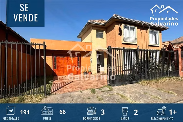 Casa en venta de 3 dorm. en Altos de Quilicura