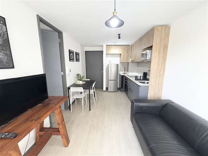 Hermoso departamento en arriendo de 1 dorm. en Stgo. Condor