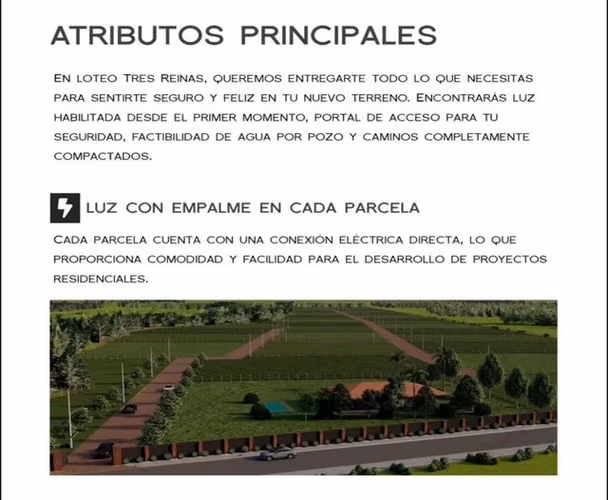 Parcelas 5000 m2 en en Venta en Talca Loteo 3 Reinas