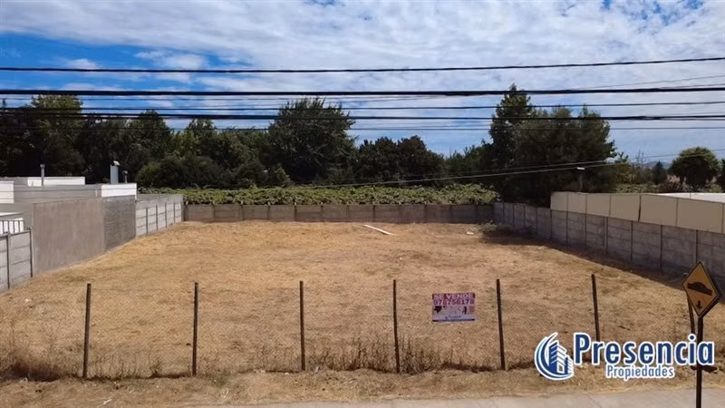 VENTA TERRENO EN LAS RASTRAS TALCA