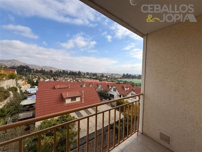 Departamento en arriendo de 3 dorm. en Villa Alemana