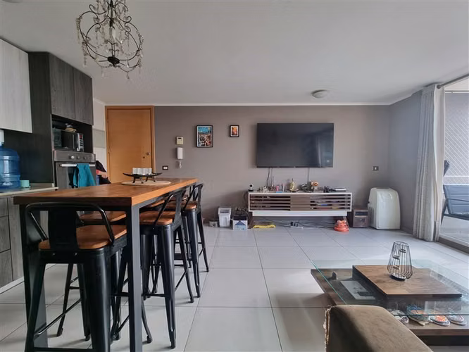 Departamento en venta de 3 dorm. 2baños, est y bod en Ñuñoa