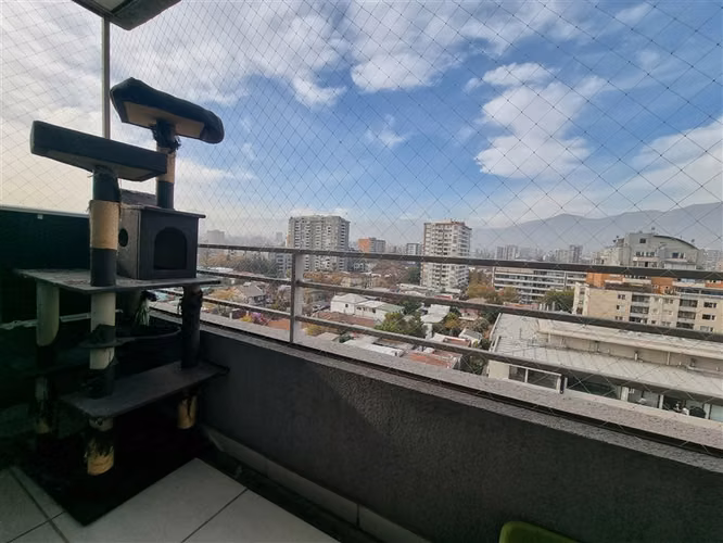 Departamento en venta de 3 dorm. 2baños, est y bod en Ñuñoa