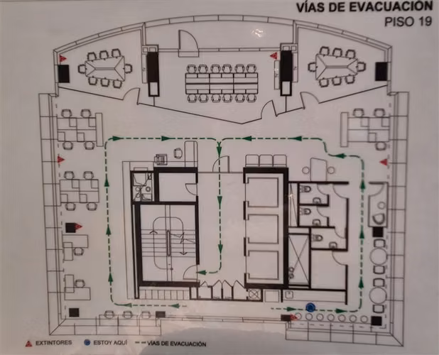 Oficina Arriendo Las Condes 270 m2 Piso 19 completo 3b 4 Est - Imagen 19