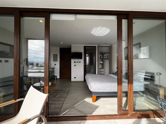 Departamento AMOBLADO en arriendo de 1 ambiente. en Macul
