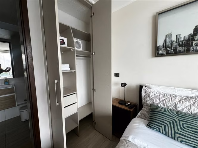Departamento AMOBLADO en arriendo de 1 ambiente. en Macul