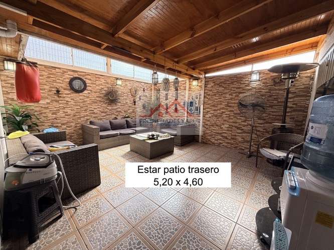 Casa 5Dorm 3B Estar Cobertizo 77/117m2 Impecable Jacarandá