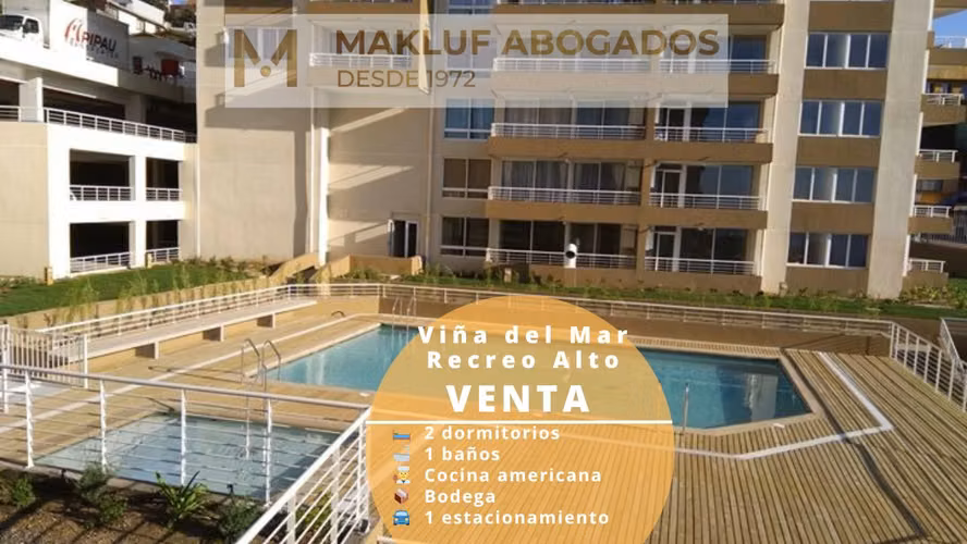 Copia de:  Departamento 2 dormitorios en venta, Recreo, Viña del Mar