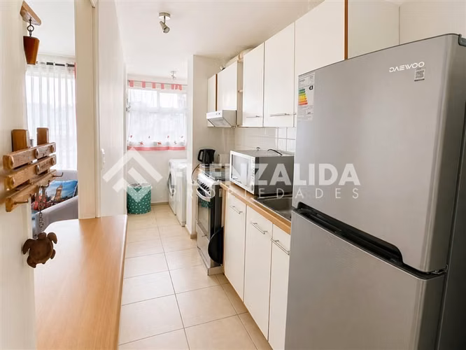 Departamento Acogedor Full Amoblado 2D+1B Conserjería 24hrs