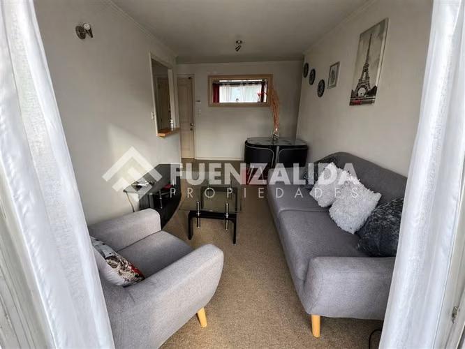 Departamento Acogedor Full Amoblado 2D+1B Conserjería 24hrs