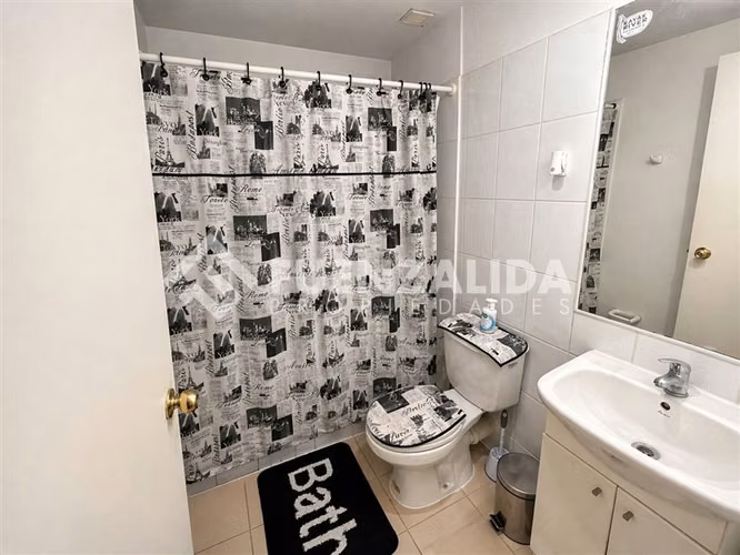 Departamento Acogedor Full Amoblado 2D+1B Conserjería 24hrs