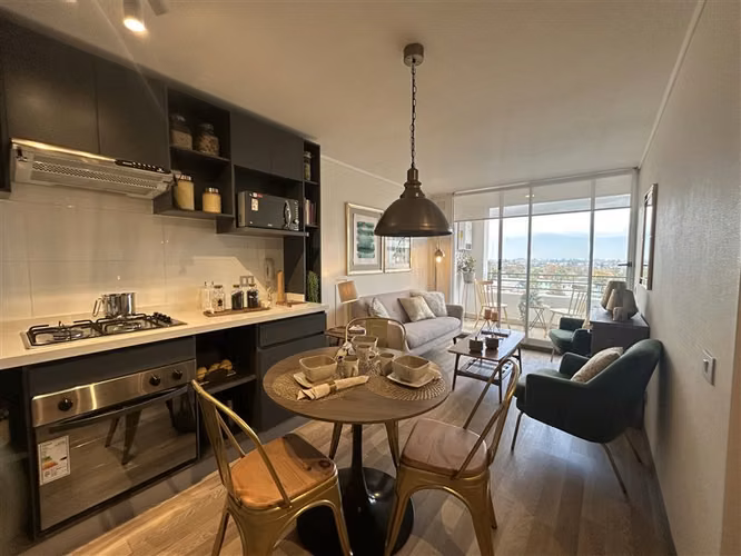 Departamento en venta de 1 dorm. en San Bernardo