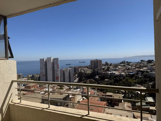 Venta 2Dorm + escritorio | Vista al Mar | Sector Universitario Valparaíso