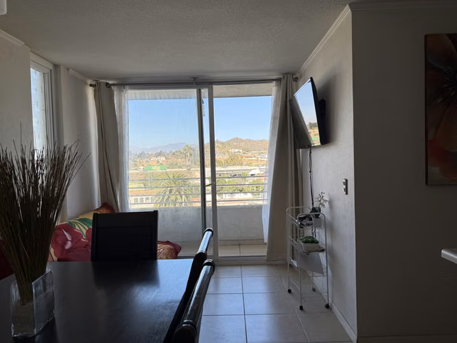 Inversionista , dpto amoblado, 2 dorm, 1 baño, a pasos del Casino Enjoy