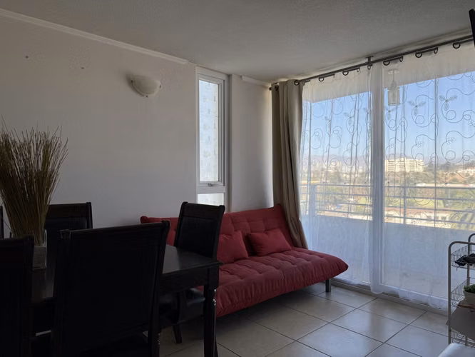 Inversionista , dpto amoblado, 2 dorm, 1 baño, a pasos del Casino Enjoy