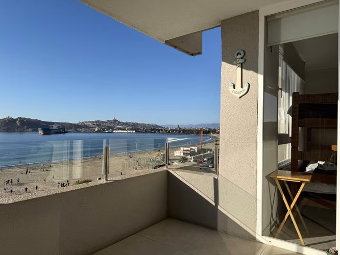 La Herradura, arriendo amoblado, precioso dpto 2 dorm, 2 baños, 1 estac.