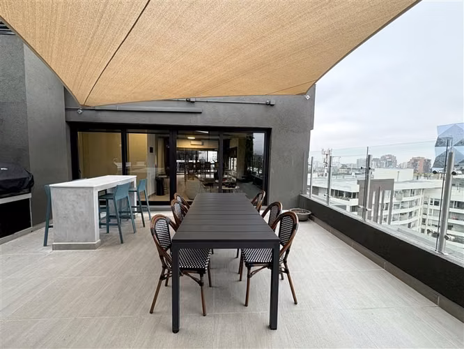 Hermoso Departamento en arriendo de 1 dorm. en Las Condes
