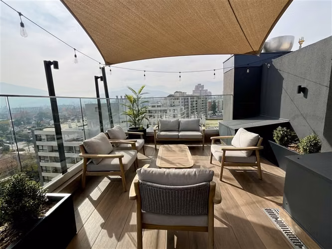 Departamento en arriendo de 2 dorm. mariposa en Las Condes