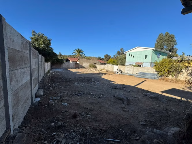 Arriendo de Terreno Sector el Sol Quilpue