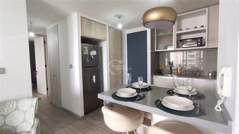 Amoblado. 2 dorm. 2 Baños. 1 Estac. GARANTIA EN 3 CUOTAS