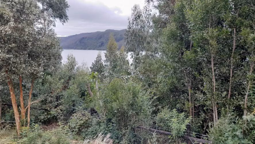 Venta de casa y cabaña en Pino Huacho con vista al río