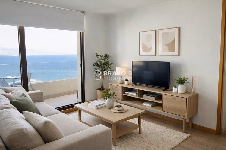 Hermoso Depto Vista al Mar en Costa Reñaca 2D2B