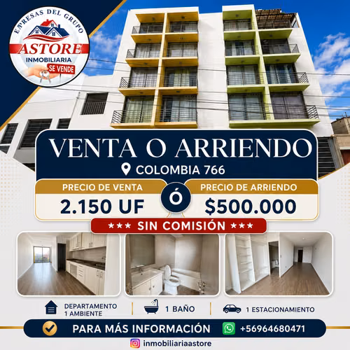 Se vende o se arrienda SIN COMISIÓN