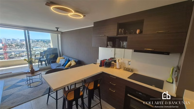Arriendo depto 1D1B I Amoblado I 40 m2+Terraza I Concón